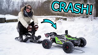 Kann das 1000€ RC AUTO meine FREUNDIN auf SCHLITTEN ZIEHEN?!