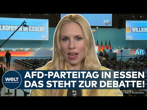 Video Thumbnail: ESSEN: Weidel und Chrupalla bestätigt! AFD-Parteitag wird fortgesetzt - das steht auf dem Programm