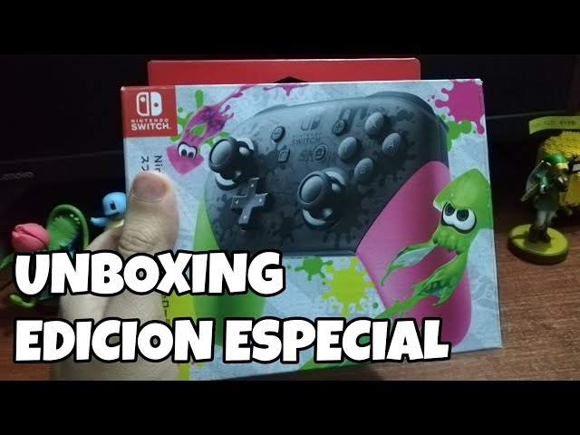 Vídeo relacionado con Nintendo Switch - Mando Pro Controller, Con Cable USB (Edición Splatoon 2)