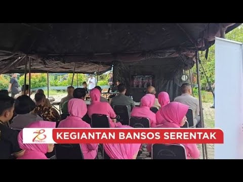 KEGIATAN BANSOS SERENTAK POLRESTA SAMARINDA