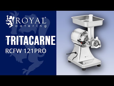 Video - Tritacarne - 120 kg/h - Royal Catering - 550 W