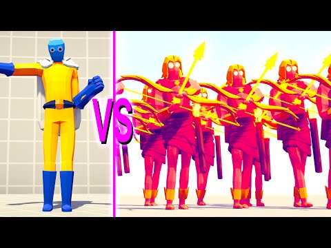 ONE PUNCH MAN vs ARROW Team - Totally Accurate Battle Simulator TABS