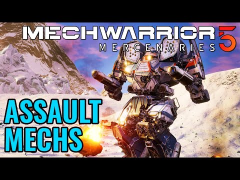 ALL ASSAULT MECHS! - MECH LAB CHECK - Mechwarrior 5: Mercenaries - MW5 Beta