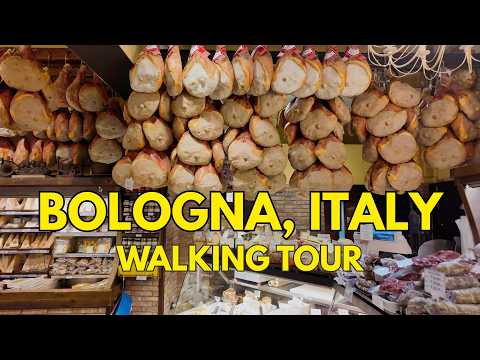 WALKING TOUR OF BEAUTIFUL BOLOGNA, ITALY [4K 60FPS] 🇮🇹