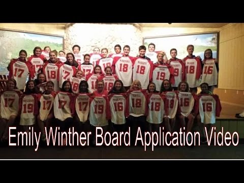 Emily Winther Board Application