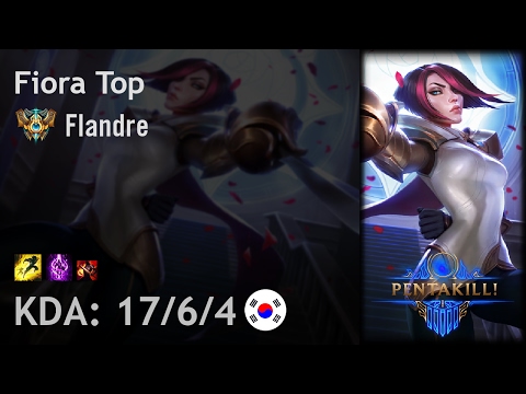 Fiora Top vs Maokai - Flandre - KR Challenger Patch 7.2