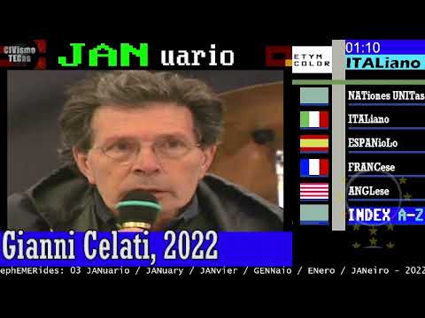 Gianni Celati, TG1 03 GENNaio 2022 - morte di uno scrittore tra i più originali
