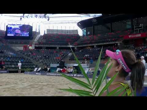 ANNA PATRICIA on fire #beachvolleyball