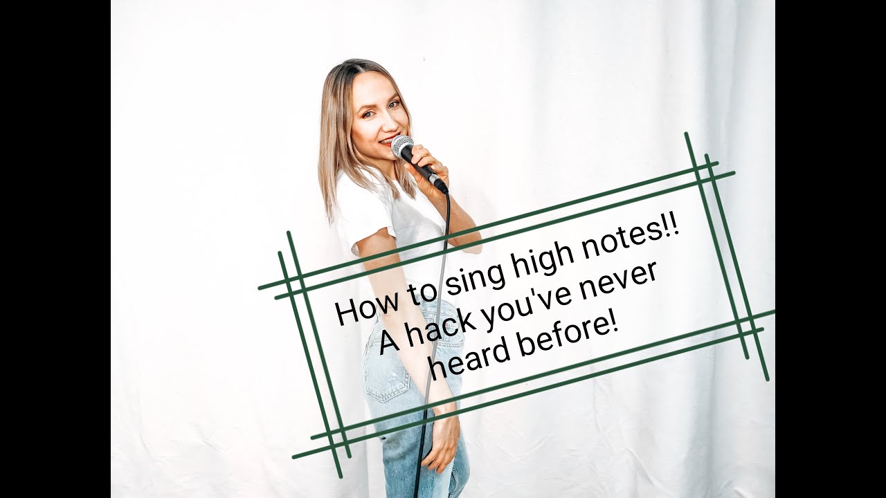 How to sing hight notes- the hack you've never heard before!