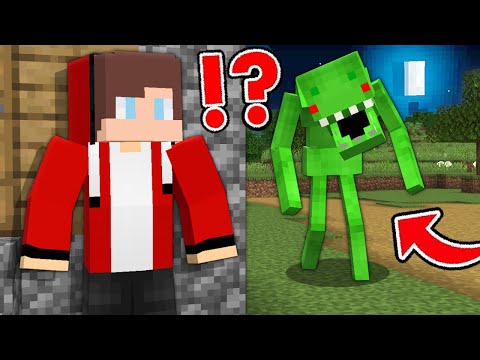 Mikey Turns into a MONSTER and Tries to Kill JJ in Minecraft?