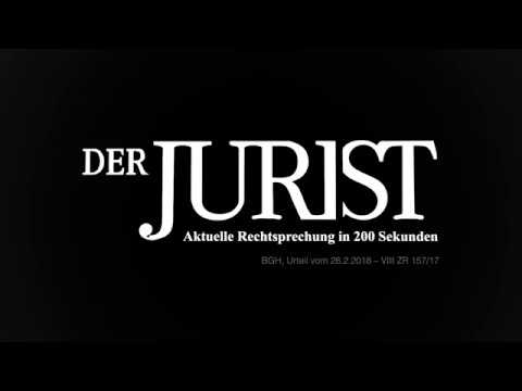 BGH, Urteil vom 28.02.2018: Schadenersatzanspruch des Vermieters wegen Beschädigung der Mietsache