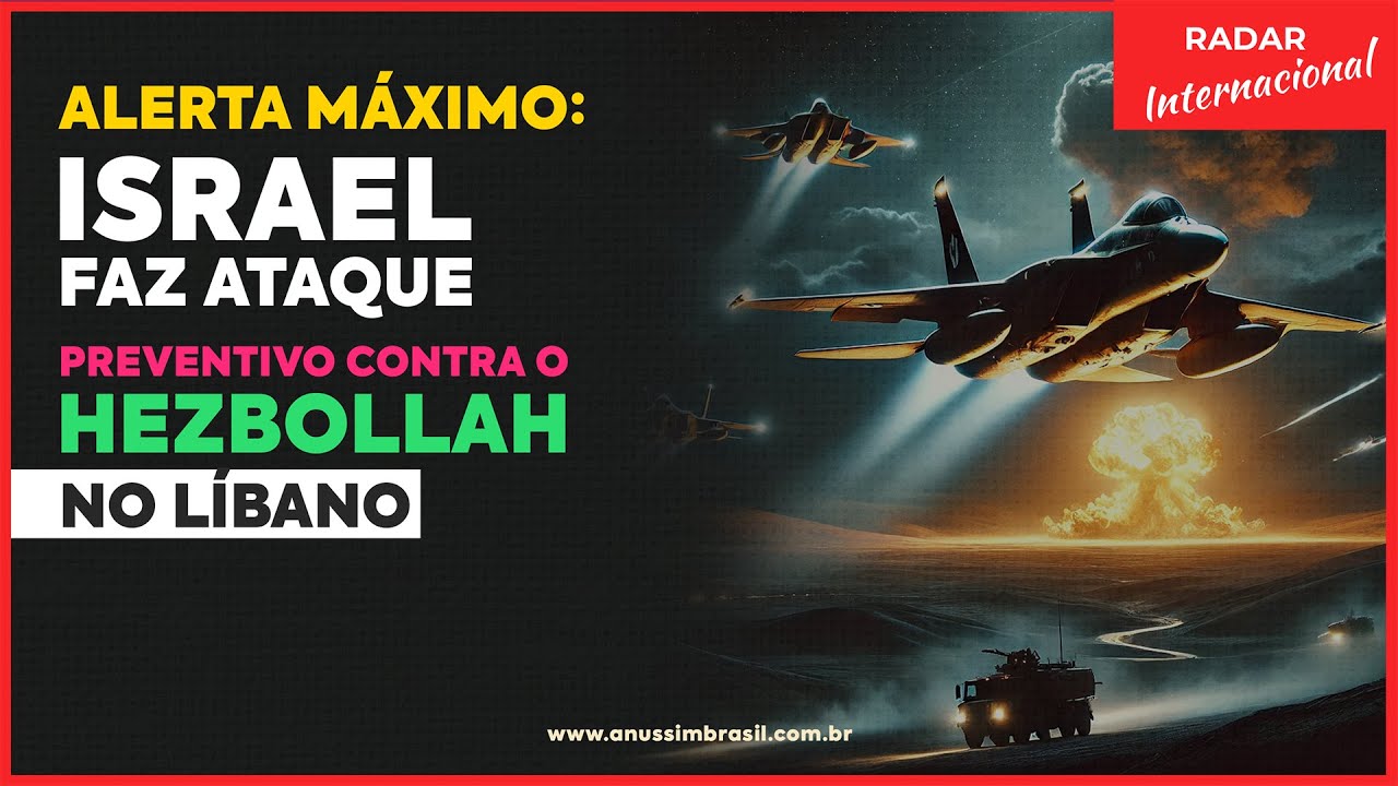 ALERTA MÁXIMO: Israel Lança Ataque Preventivo Devastador Contra Hezbollah no Líbano!