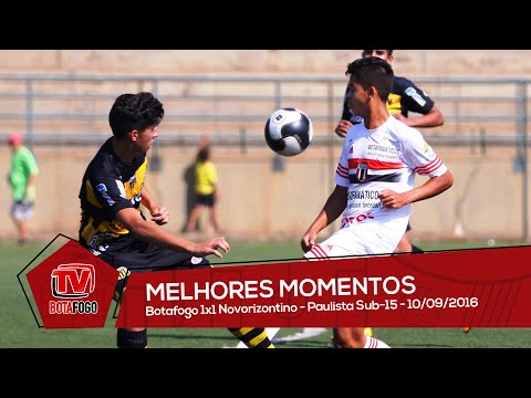 MELHORES MOMENTOS: Botafogo 1x1 Novorizontino - Paulista Sub-15 - 10/09/2016