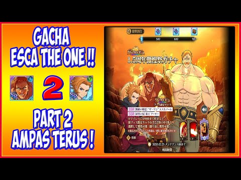 Gacha Escanor The One Part 2 Seven Deadly Sins Grand Cross JP