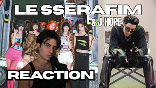 Download lagu LE SSERAFIM & J-Hope (BTS) - Spaghetti REACTION by professional singer mp3