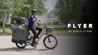 Radio Flyer Flyer™ Via™ Pro | Longtail Cargo eBike Overview