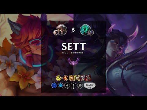 Sett Support vs Thresh - EUW Master Patch 12.17