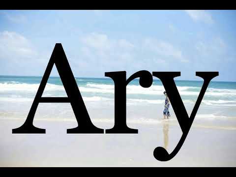 How To Pronounce Ary🌈🌈🌈🌈🌈🌈Pronunciation Of Ary