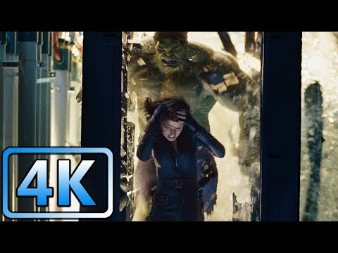 Hulk Chasing Black Widow | The Avengers (2012) | 4K ULTRA HD