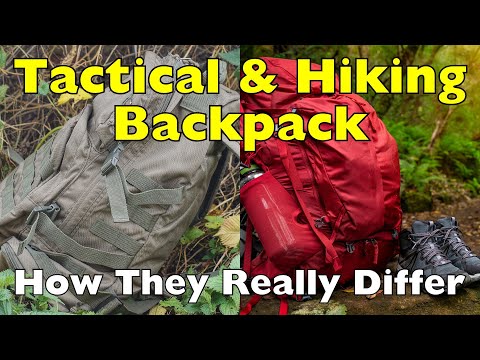 What Is the Difference Between a Tactical Backpack and a Hiking Backpack?