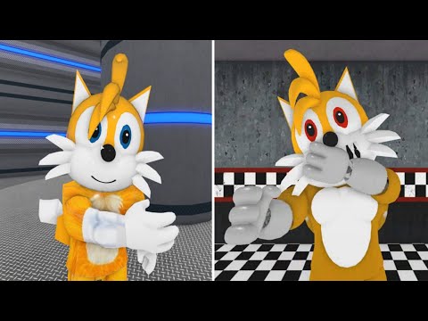 NEW PIGGY TAILS VS TAILS ANIMATRONIC JUMPSCARE   Roblox Piggy FANGAME