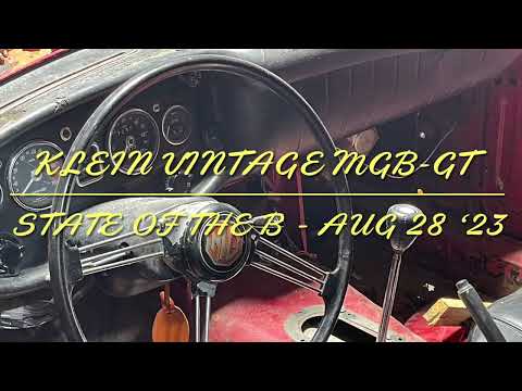 KVW’s 1969 MGB-GT restoration!  Aug 28, ‘23