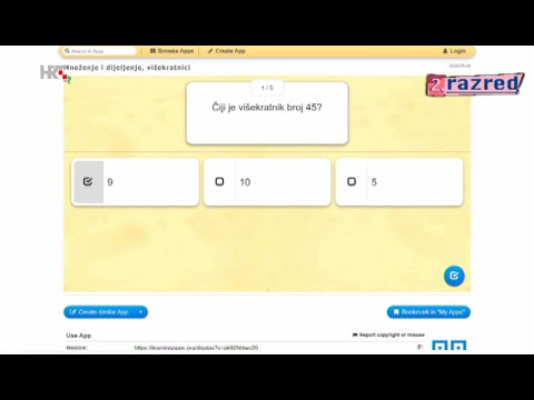 2 razred – Višekratnici - Matematički kviz