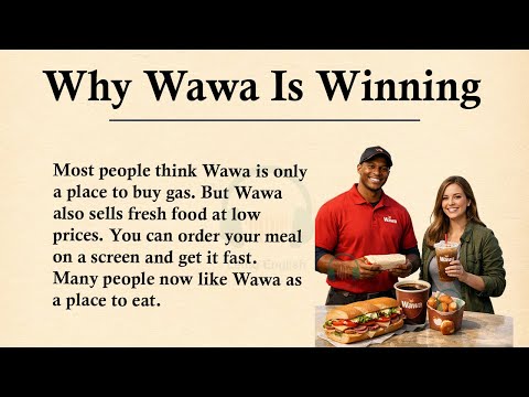 Why Wawa Is Winning Against Fast Food || 🦅Learn English Through Story Level 3 || Graded Reader 🎧