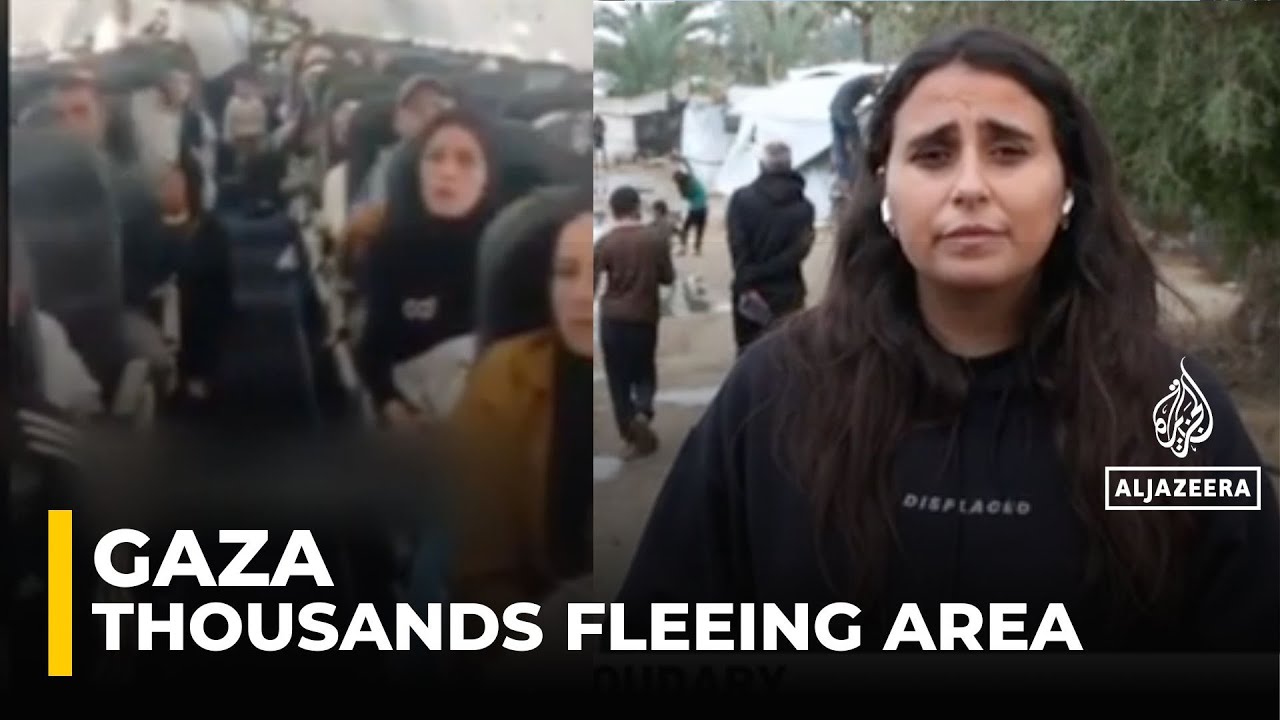 More than 10,000 Palestinians are applying to flee Gaza