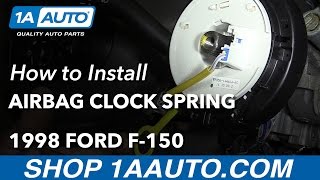 How to Replace Airbag Clock Spring 97-98 Ford F-150