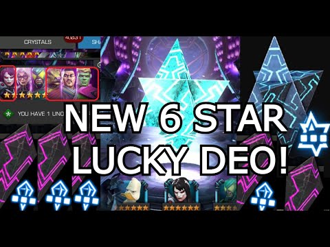NEW HUGE 6 STAR FEATURED DEO LUCK!  BONUS NEXUS CRYSTAL OPENING FUN!!!!  Marvel Contest of Champions