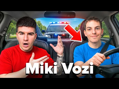 UČIM MIHAJLA MADICA DA VOZI AUTO