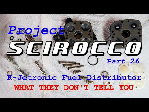 1985 VW Scirocco Mk2 | Part 26 - K-Jetronic Fuel Distributor Rebuild - WHAT THEY DON'T TELL YOU