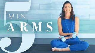 5 Minute Arm Workout // Upper Body Exercises for Beginners & Seniors