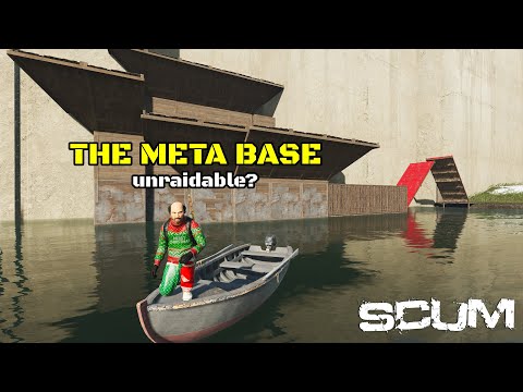 SCUM base building on the wall -  lockpick proof base