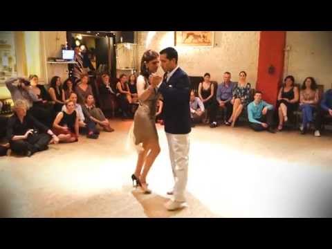  Miriam Copello  and  Cristian Dario Correa  are  dancing  to  the  tango  "  Nuestra Noche  "  by  Carlos di Sarli  in  2014