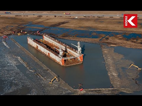Koole Contractors Salvage Of 6000 Ton Drydock
