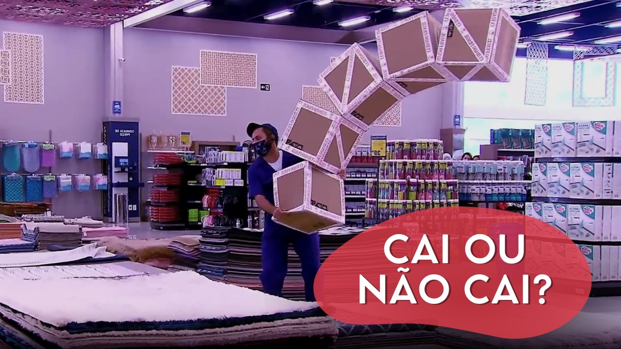 IMAGINA TUDO ISSO CAINDO… TOMA CUIDADO! | CÂMERAS ESCONDIDAS