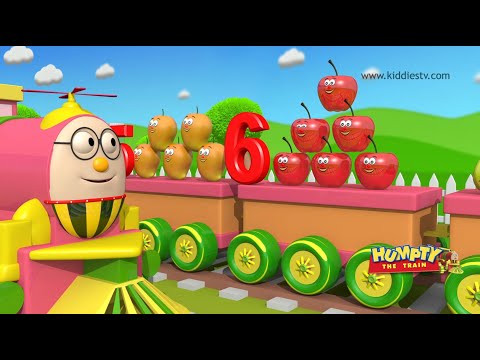 Learn numbers with Humpty the train and many more videos for kids | One two three | Kiddiestv