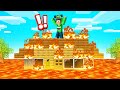 My FRIEND TROLLED MY HOUSE With LAVA In MINECRAFT! (New Cow Town)