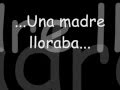 Warcry-El amor de una madre-Letra 