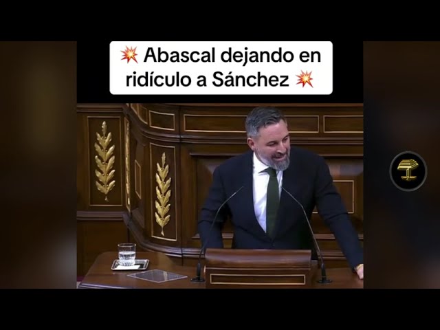 Tremendo repaso de Abascal a Pedro Sánchez