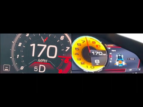 Ferrari SF90 Vs Chevrolet Corvette ZR1X 0-190 MPH Acceleration Comparison 