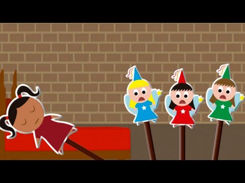 A BELA ADORMECIDA MEU LIVRO DE HISTORINHAS PARA CRIANÇAS DORMIREM FANTOCHE NO PALITO DIGITAIS