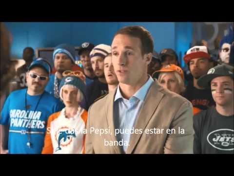 Pepsi commercial One Direction and Drew Brees