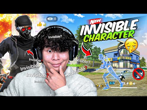 First Time Invisible Character in Free Fire 😱 I am Sorry !!