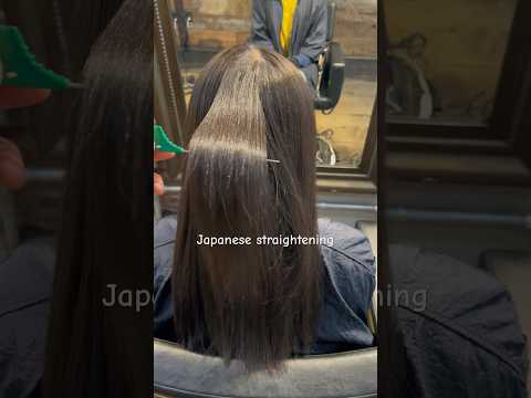 best japanese straightening perm hair salon...