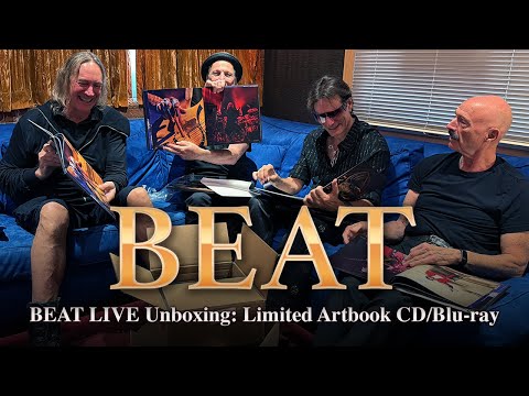 BEAT – Adrian Belew, Steve Vai, Tony Levin and Danny Carey Unboxing the BEAT LIVE Limited Artbook CD