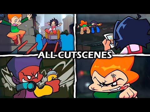 Friday Night Funkin' WEEKEND 1 - (All Cutscenes)