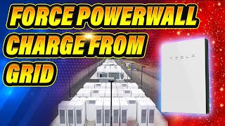 Schedule & Force Tesla Powerwalls to Charge from the Grid for Time of Use Plans and Crypto Miners!